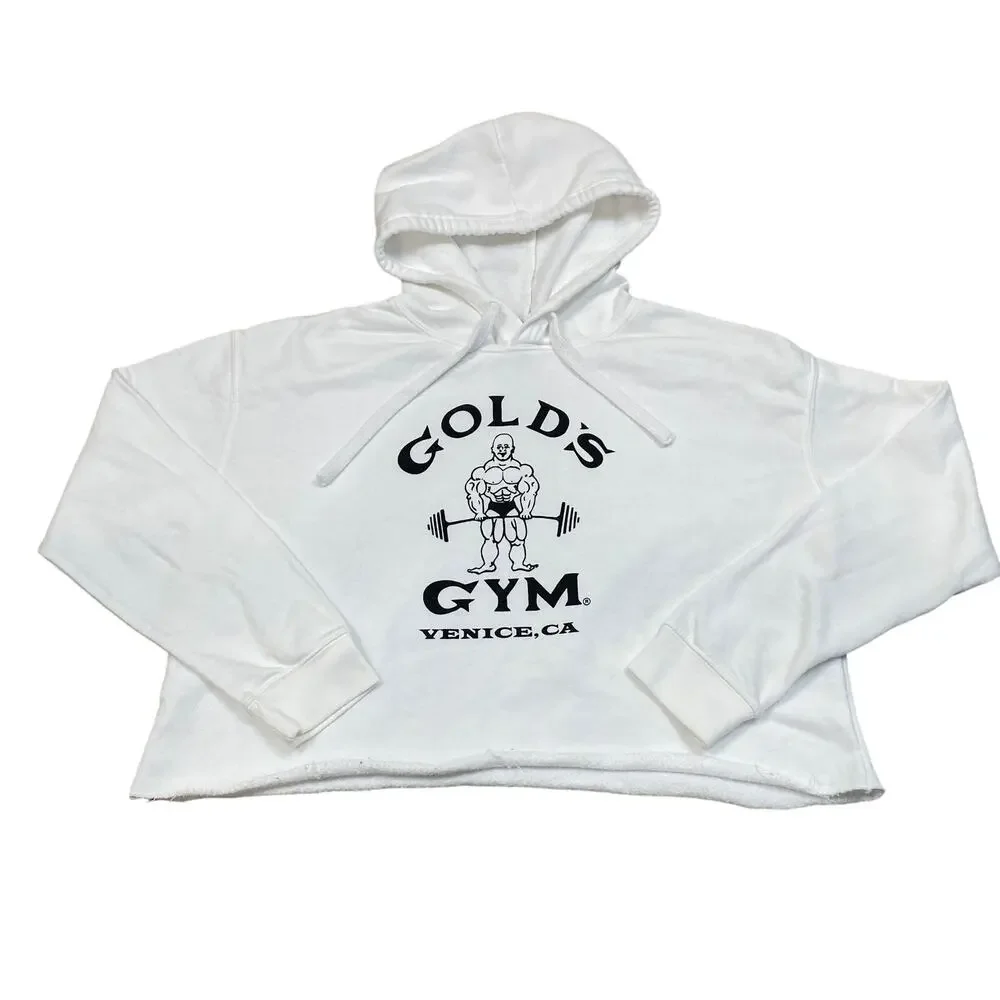 Gold's Gym | Tops | Golds Gym Venice Ca Cropped Hoodie Womens